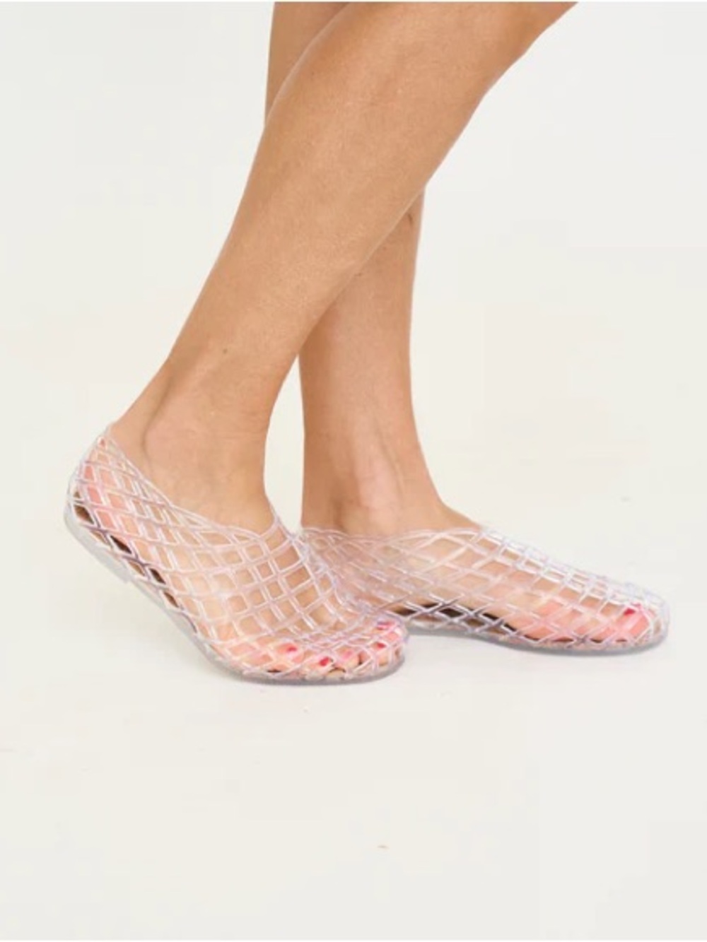 Coconuts by Matisse Clear Mesh Slip-On Mules